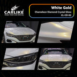BlackAnt CL-CD-02 Chameleon Diamond Crystal Gloss White Gold Vinyl