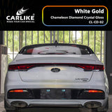 BlackAnt CL-CD-02 Chameleon Diamond Crystal Gloss White Gold Vinyl
