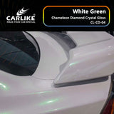BlackAnt CL-CD-04 Chameleon Diamond Crystal Gloss White Green Vinyl