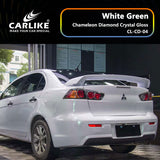 BlackAnt CL-CD-04 Chameleon Diamond Crystal Gloss White Green Vinyl