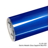 BlackAnt CL-EG-25P Electro Metallic Gloss Sapphire Blue Vinyl PET Liner