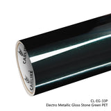 BlackAnt CL-EG-33P Electro Metallic Gloss Stone Green Vinyl PET Liner