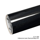 BlackAnt CL-IL-05P Iridescence Laser Diamond Black Vinyl PET Liner