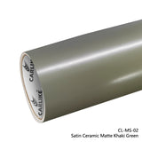 BlackAnt CL-MS-02 Satin Ceramic Matte Khaki Green Vinyl