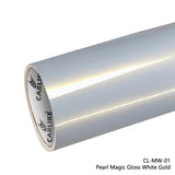 BlackAnt CL-MW-01 Pearl Magic Gloss White Gold Vinyl Car Wrapping