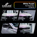 BlackAnt CL-MW-02P Pearl Magic Gloss White Purple Vinyl PET Liner