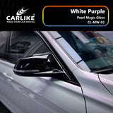 BlackAnt CL-MW-02P Pearl Magic Gloss White Purple Vinyl PET Liner