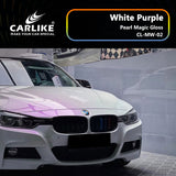 BlackAnt CL-MW-02P Pearl Magic Gloss White Purple Vinyl PET Liner