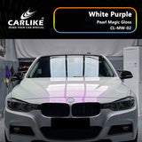 BlackAnt CL-MW-02P Pearl Magic Gloss White Purple Vinyl PET Liner