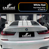 BlackAnt CL-MW-04P Pearl Magic Gloss White Red Vinyl PET Liner