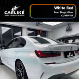 BlackAnt CL-MW-04P Pearl Magic Gloss White Red Vinyl PET Liner