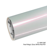 BlackAnt CL-MW-04P Pearl Magic Gloss White Red Vinyl PET Liner