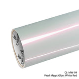 BlackAnt CL-MW-04 Pearl Magic Gloss White Red Car Wrapping Vinyl