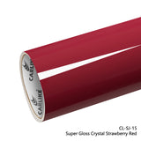 BlackAnt CL-SJ-15 Super Gloss Crystal Strawberry Red Vinyl