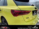 BlackAnt CL-SJ-23P Super Gloss Crystal Lemon Yellow Vinyl PET Liner
