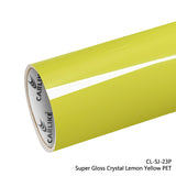 BlackAnt CL-SJ-23P Super Gloss Crystal Lemon Yellow Vinyl PET Liner