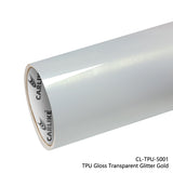 BlackAnt CL-TPU-5001 TPU Gloss Transparent Glitter Gold Vinyl