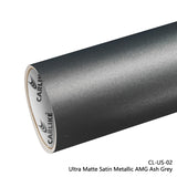 BlackAnt CL-US-02 Ultra Matte Satin Metallic AMG Ash Grey Vinyl