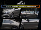 BlackAnt CL-US-03 Ultra Matte Satin Metallic Meteorite Grey Vinyl