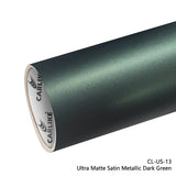 BlackAnt CL-US-13 Ultra Matte Satin Metallic Dark Green Vinyl