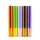 BlackAnt BA-RA-12 Sheets Pack Chrome Rainbow Cricut Cutting DIY Craft Permanent Vinyl Sheet
