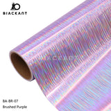 BlackAnt BA-BR Holographic Brushed Permanent Self Adheasive For Cricut Cutting DIY Craft Vinyl