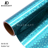 BlackAnt BA-BU Holographic Bubble Permanent Self Adheasive For Cricut Cutting DIY Craft Vinyl