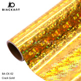 BlackAnt BA-CK Holographic Crack Permanent Self Adheasive For Cricut Cutting DIY Craft Vinyl