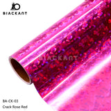 BlackAnt BA-CK Holographic Crack Permanent Self Adheasive For Cricut Cutting DIY Craft Vinyl