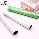 BlackAnt BA-MO Holographic Mosaic Adhesive Vinyl Sheet DIY Craft Permanent Vinyl for Cricut