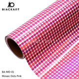 BlackAnt BA-MO Holographic Mosaic Adhesive Vinyl Sheet DIY Craft Permanent Vinyl for Cricut