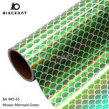 BlackAnt BA-MO Holographic Mosaic Adhesive Vinyl Sheet DIY Craft Permanent Vinyl for Cricut
