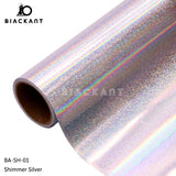 BlackAnt BA-SH Holographic Shimmer Permanent Self Adheasive For Cricut Cutting DIY Craft Vinyl