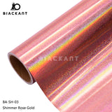 BlackAnt BA-SH Holographic Shimmer Permanent Self Adheasive For Cricut Cutting DIY Craft Vinyl