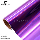 BlackAnt BA-SH Holographic Shimmer Permanent Self Adheasive For Cricut Cutting DIY Craft Vinyl