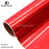 BlackAnt BA-SP Holographic Sparkle Dots Permanent Self Adheasive For Cricut Cutting DIY Craft Vinyl