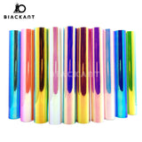BlackAnt BA-RA-12 Sheets Pack Chrome Rainbow Cricut Cutting DIY Craft Permanent Vinyl Sheet