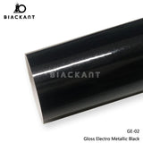 BlackAnt CL-GE-02 Gloss Electro Metallic Black Car Body Wrap Vinyl Auto Vechile Wrapping Film