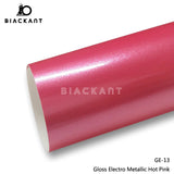 BlackAnt CL-GE-13 Gloss Electro Metallic Hot Pink Car Body Wrap Vinyl Auto Vechile Wrapping Film