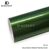 BlackAnt CL-GE-31 Gloss Electro Metallic Mamba Green Car Body Wrap Vinyl Auto Vechile Wrapping Film