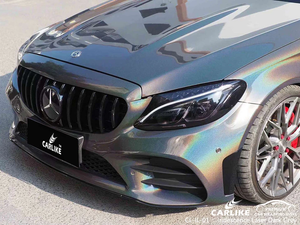 CL-IL-01 iridescence laser dark grey vinyl for mercedes-benz