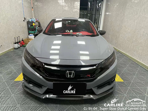 CL-SV-04 super gloss crystal cement grey vinyl for honda