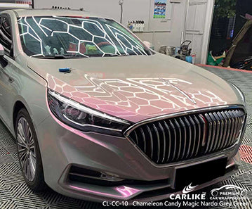 CL-CC-10 chameleon candy magic nardo grey green vinyl for hongqi