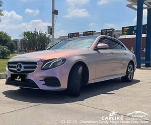 CL-CC-10 chameleon candy magic nardo grey green vinyl for mercedes-benz