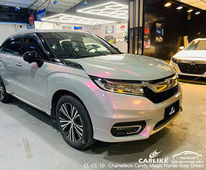 CL-CC-10 chameleon candy magic nardo grey green vinyl for honda