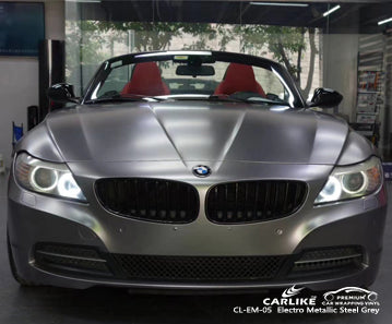 CL-EM-05 matte electro metallic steel grey vinyl for bmw