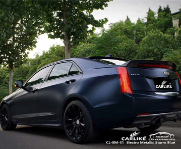 CL-EM-31 matte electro metallic storm blue vinyl for cadillac