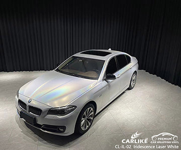 CL-IL-02 iridescence laser white vinyl for bmw