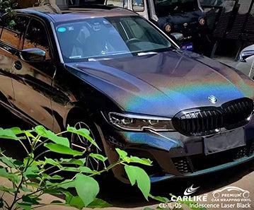 CL-IL-05 iridescence laser black vinyl for bmw