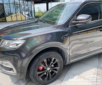 CL-IL-05 iridescence laser black vinyl for geely